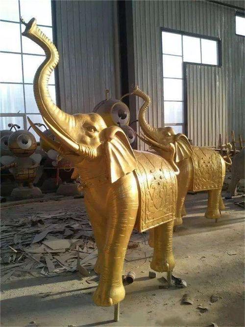 大象雕塑制作厂家 销售大象雕塑价格 来图定做大象铜雕塑